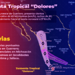 Traerá “Dolores” lluvias a Jalisco