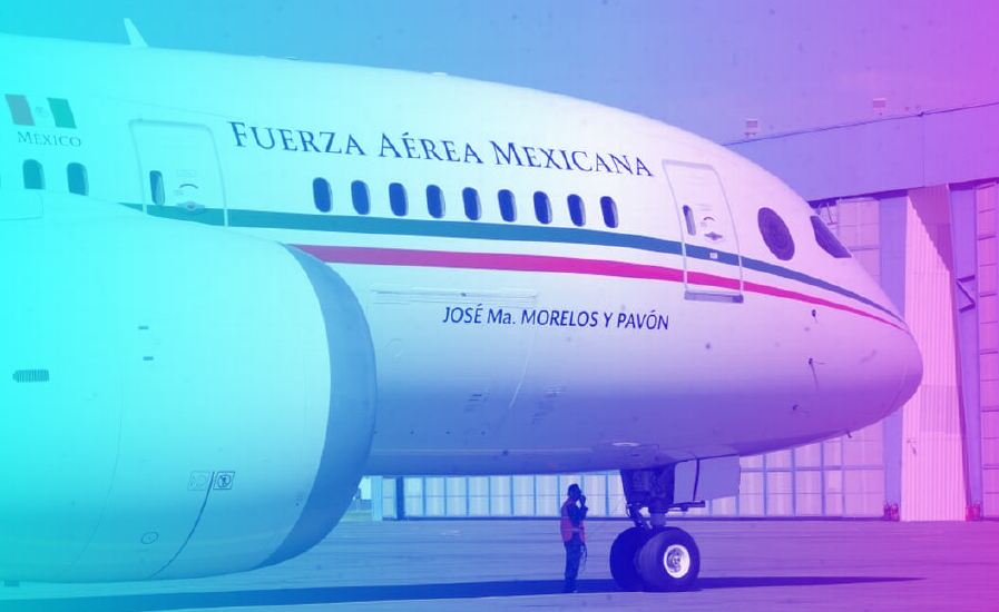 Avión presidencial en renta