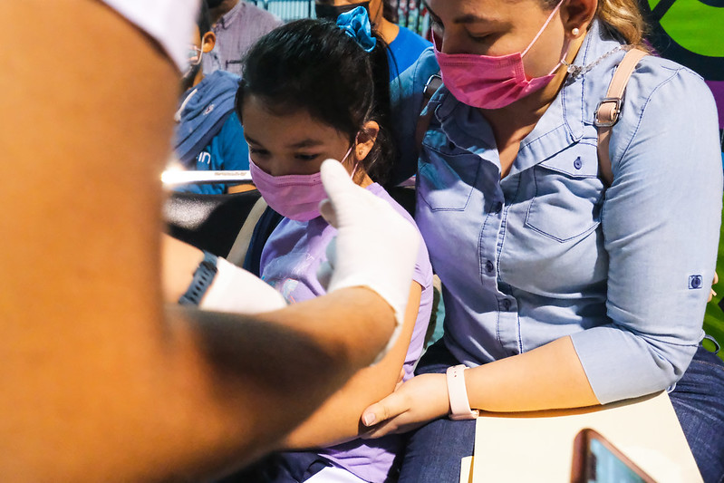 Vacunación de menores de edad en Jalisco
