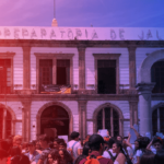 Estudiantes de la Preparatoria de Jalisco de la U. de G. protestan por caso de abuso sexual en su interior
